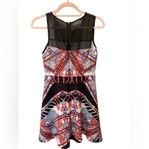 Brixon Ivy Stitch Fix Sheer Panel Dress S